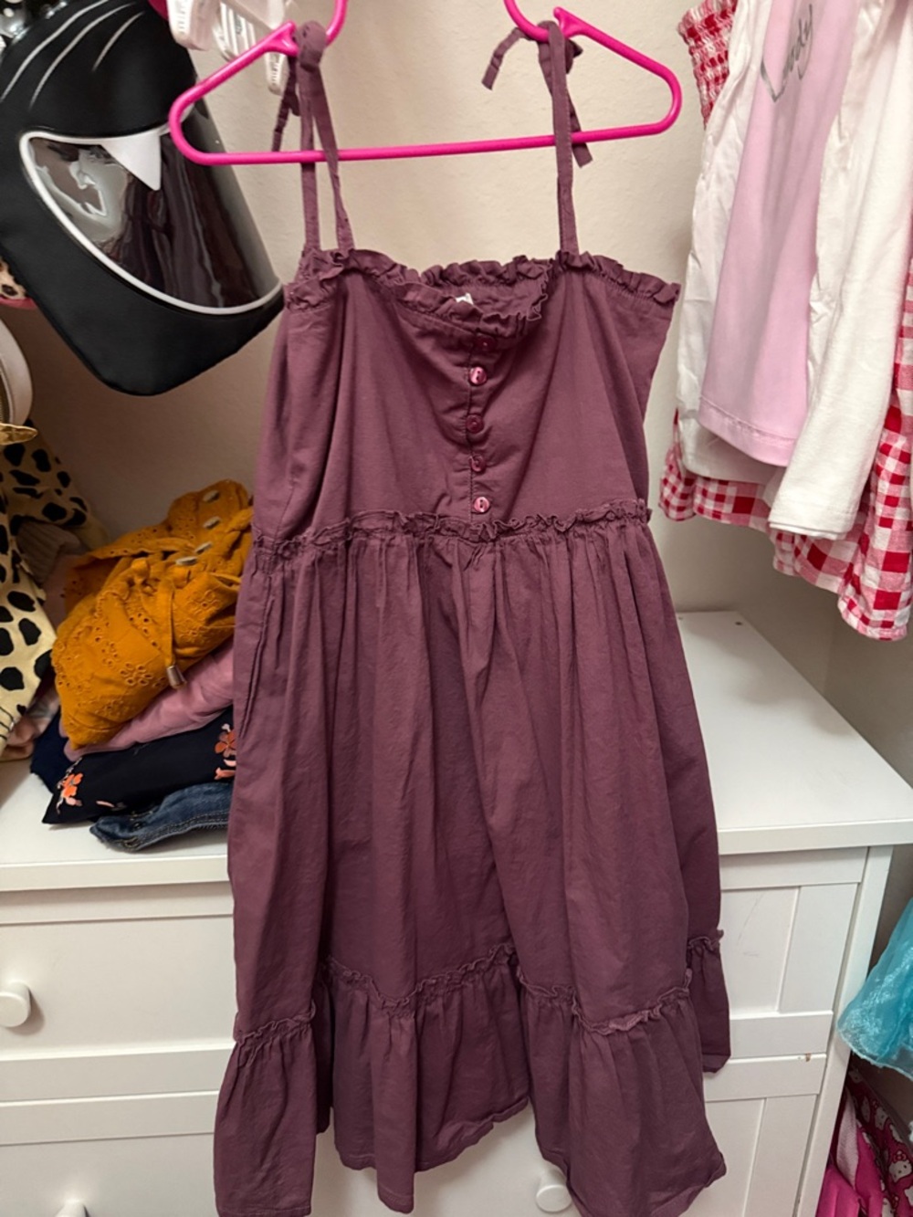 Jamie Kay Mauve/Purple Tiered Sundress for Girls